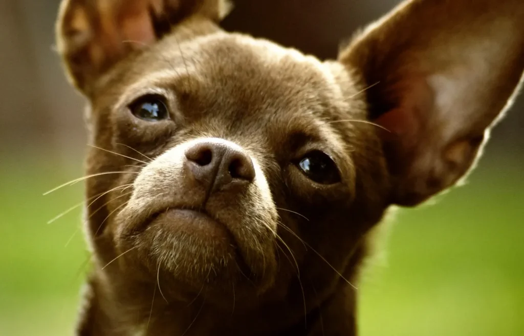 Perro pequeño tipo chihuahua para una guía de nombres